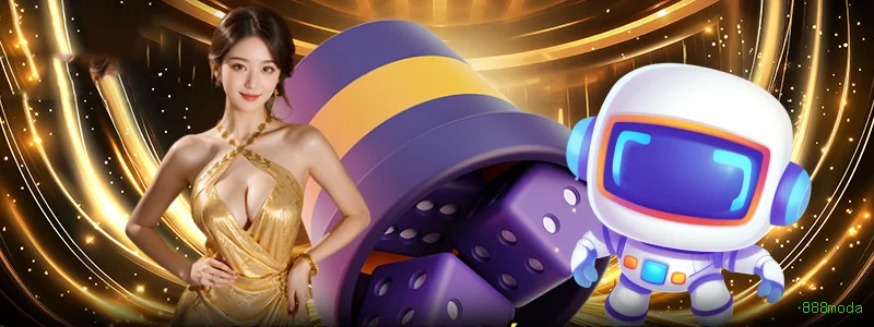 Big win animation on 888moda slot Jogo
